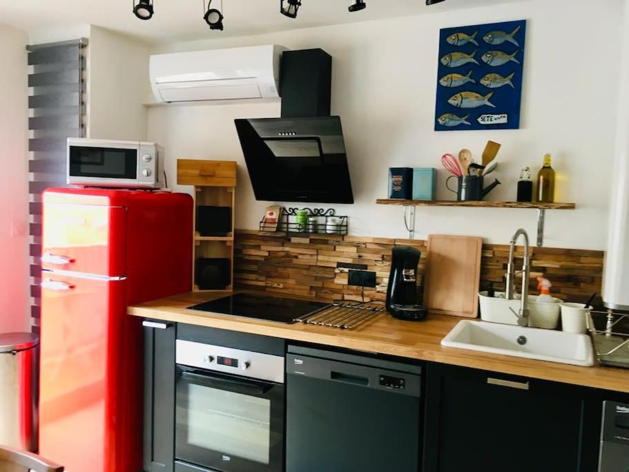 Appartement Les Coquelicots du Quartier Haut à Sète Extérieur photo
